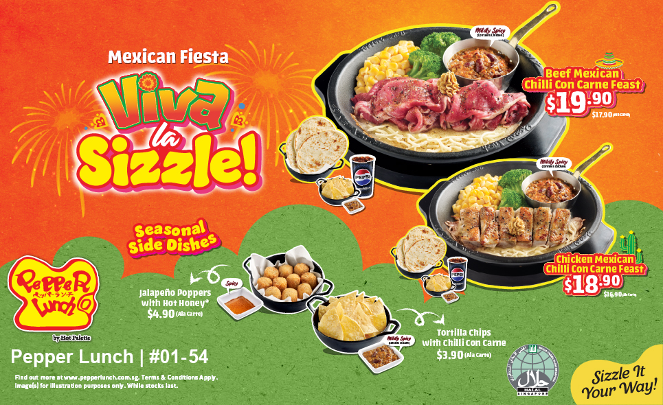 [Pepper Lunch] Viva la Sizzle (Mexican Fiesta)